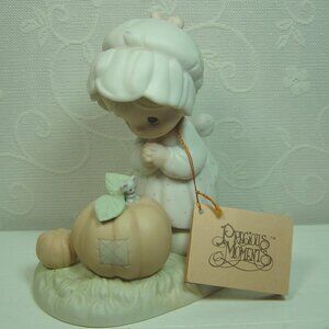 Vintage Precious Moments figurine--"October" from 1988--no box